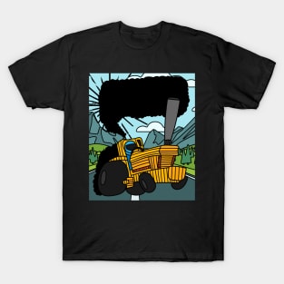 Tractor Trecker Farmer Vice T-Shirt